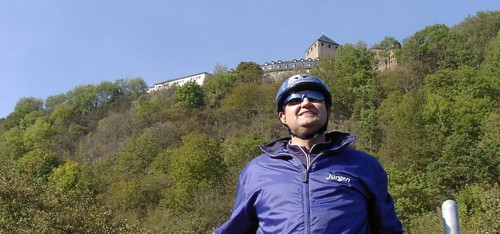Vorbei an der Burg Lichtenberg, der grten Burganlage Deutschlands